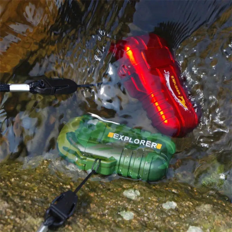 Portable Dual Arc Lighter for Outdoors - Waterproof Camouflage